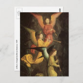 Engelchor von Simon Marmion, Kunst der Renaissance Postkarte (Vorne/Hinten)