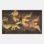 Engelchor von Simon Marmion, Kunst der Renaissance Rechteckiger Aufkleber (Vorderseite)