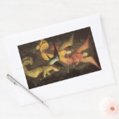 Engelchor von Simon Marmion, Kunst der Renaissance Rechteckiger Aufkleber (Umschlag)