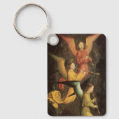 Engelchor von Simon Marmion, Kunst der Renaissance Schlüsselanhänger (Vorderseite)