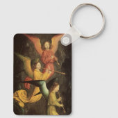 Engelchor von Simon Marmion, Kunst der Renaissance Schlüsselanhänger (Rückseite)