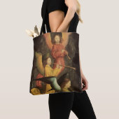 Engelchor von Simon Marmion, Kunst der Renaissance Tasche (Von Nahem)