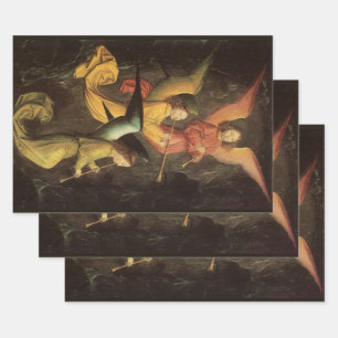 Engelchor von Simon Marmion, Renaissance-Kunst Geschenkpapier Set
