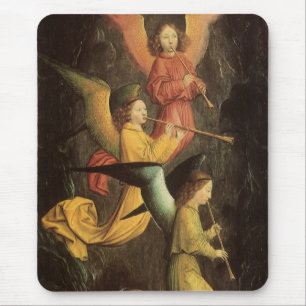 Engelchor von Simon Marmion, Renaissance-Kunst Mousepad