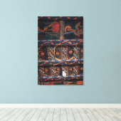 Engeldecke, Kloster Abba Pantaleon Leinwanddruck (Insitu (Holzboden))