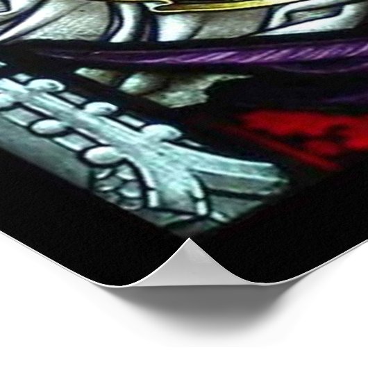 Engelfarbglas Poster (Ecke)