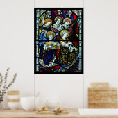 Engelfarbglas Poster (Küche)