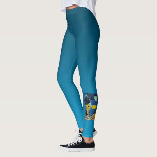 Engelfisch am Korallenriff - Fotodesign | Leggings (Links)