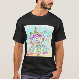 Engelfisch Künstler T-Shirt