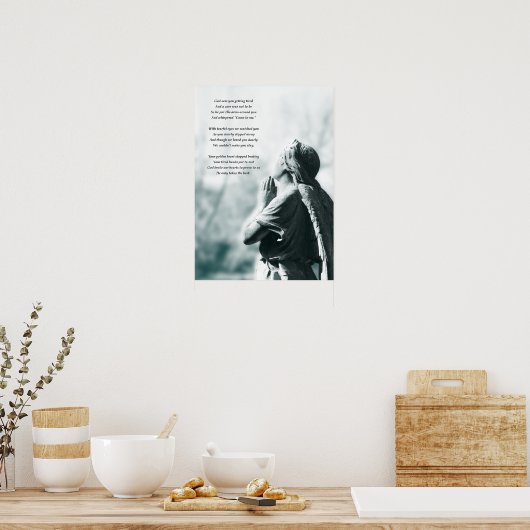 Engelgebet-Beileid Poster (Küche)
