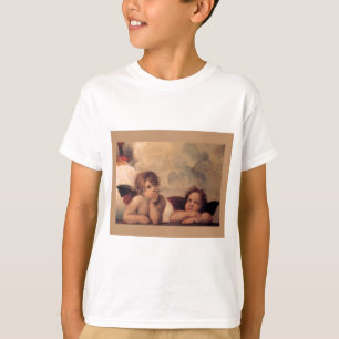 Engelglaube Raphael Vintages altes Gemälde Segen T-Shirt