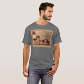 Engelglaube Raphael Vintages altes Gemälde Segen T-Shirt (Vorne ganz)