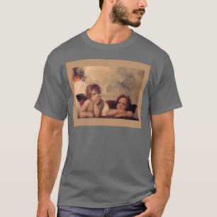 Engelglaube Raphael Vintages altes Gemälde Segen T-Shirt