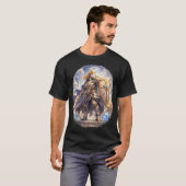 Engelhaftes Pferde Krieger T-Shirt (Vorne ganz)
