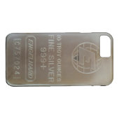 Engelhard silberne Bar Iphone Abdeckung Case-Mate iPhone Hülle (Rückseite (Horizontal))