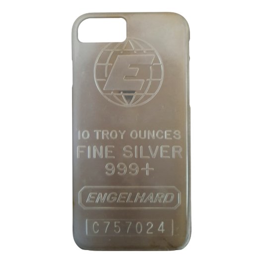 Engelhard silberne Bar Iphone Abdeckung Case-Mate iPhone Hülle (Rückseite)