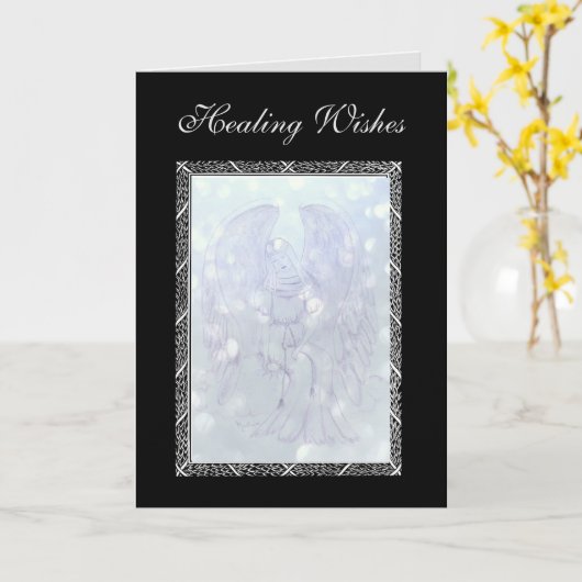 Engelheilung wird gut karte (Gelbe Blume)