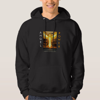 ENGELHOODIE: Engels-Power-Entwurf + Wörter Hoodie