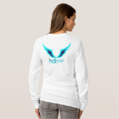 EngelHoodie T-Shirt (Schwarz voll)
