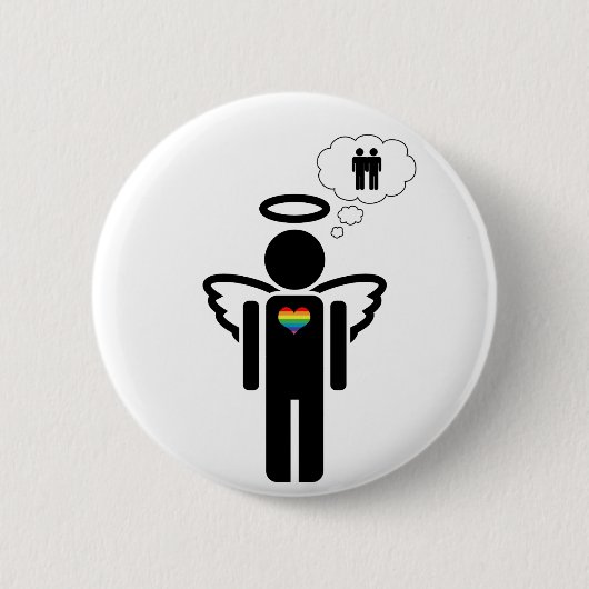 Engelikon. Junge träumt. Button (Vorderseite)