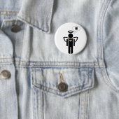 Engelikon. Junge träumt. Button (Beispiel)