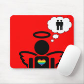 Engelikon. Junge träumt. Mousepad (Mit Mouse)