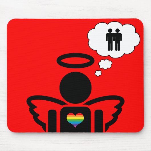 Engelikon. Junge träumt. Mousepad (Vorne)