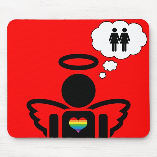 Engelikon. Träume lesbisch. Mousepad (Vorne)