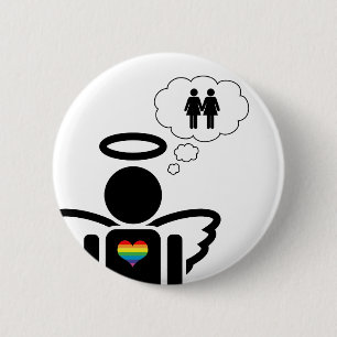Engelikon. Träume von Mädchen. Button