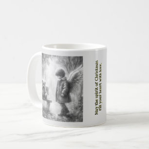 Engeljungen mit Teddybär Kaffeetasse