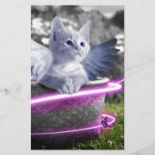 Engelkatze Briefpapier (Vorderseite)