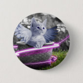 Engelkatze Button (Vorderseite)