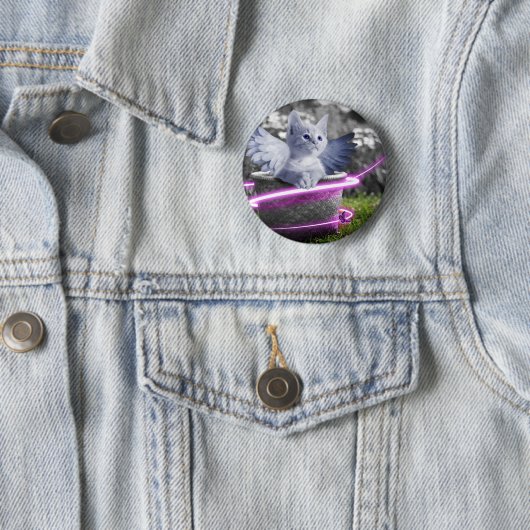 Engelkatze Button (Beispiel)