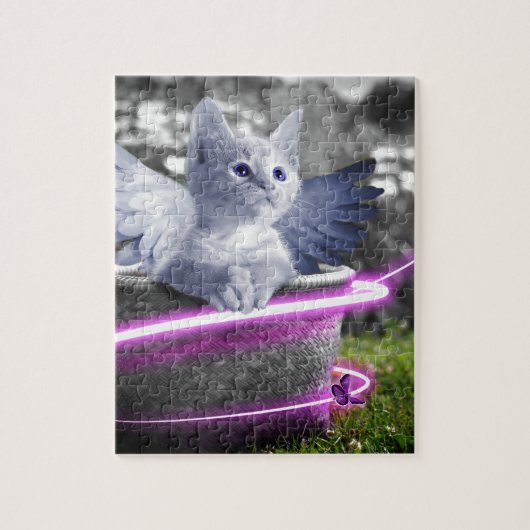 Engelkatze Puzzle (Vertikal)