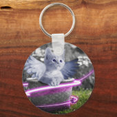 Engelkatze Schlüsselanhänger (Vorderseite)