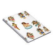 Engelkirsche antiken notizblock (Rechte Seite)