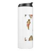 Engelkirsche antiken thermosbecher (Nach links gedreht)