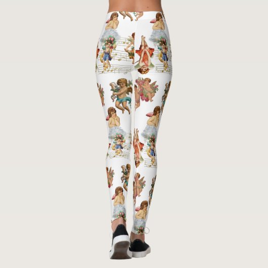 Engelkirsche antikes himmlisches viktorianisch leggings (Rückseite)