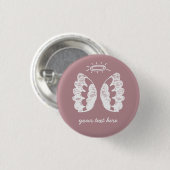 Engelknopf Button (Vorne & Hinten)