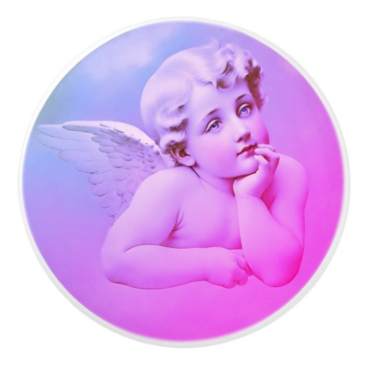 Engelknopf Keramikknauf (Vorderseite)