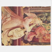 Engelkonzert Fleecedecke (Vorderseite (Horizontal))