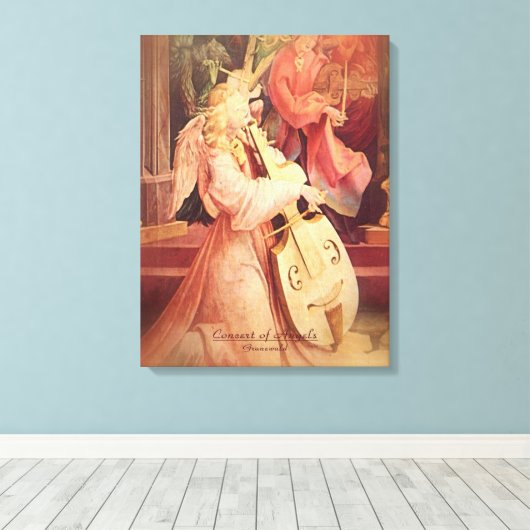 Engelkonzert Leinwanddruck (Insitu (Holzboden))