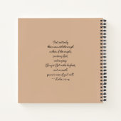 Engelkonzert mit Schrift Notizblock (Rückseite)