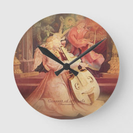 Engelkonzert Runde Wanduhr