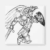 Engelkrieger Magnet (Vorne)