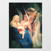 Engellied 1881 fensteraufkleber (Blatt)