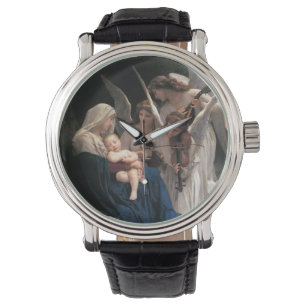 Engellied (1881) von Bouguereau Armbanduhr