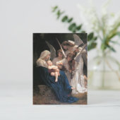 Engellied (1881) von Bouguereau Postkarte (Stehend Vorderseite)