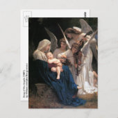 Engellied (1881) von Bouguereau Postkarte (Vorne/Hinten)