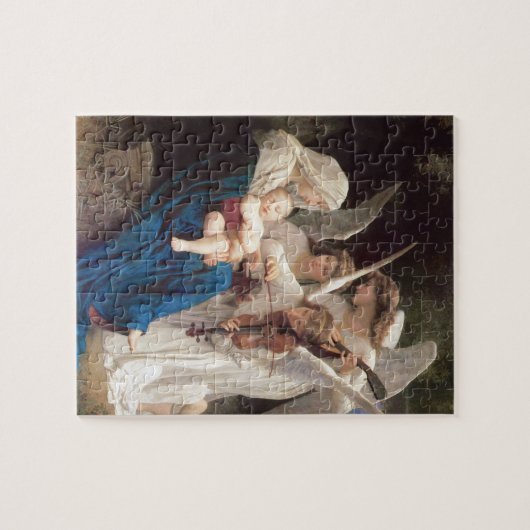 Engellied (1881) von Bouguereau Puzzle (Horizontal)